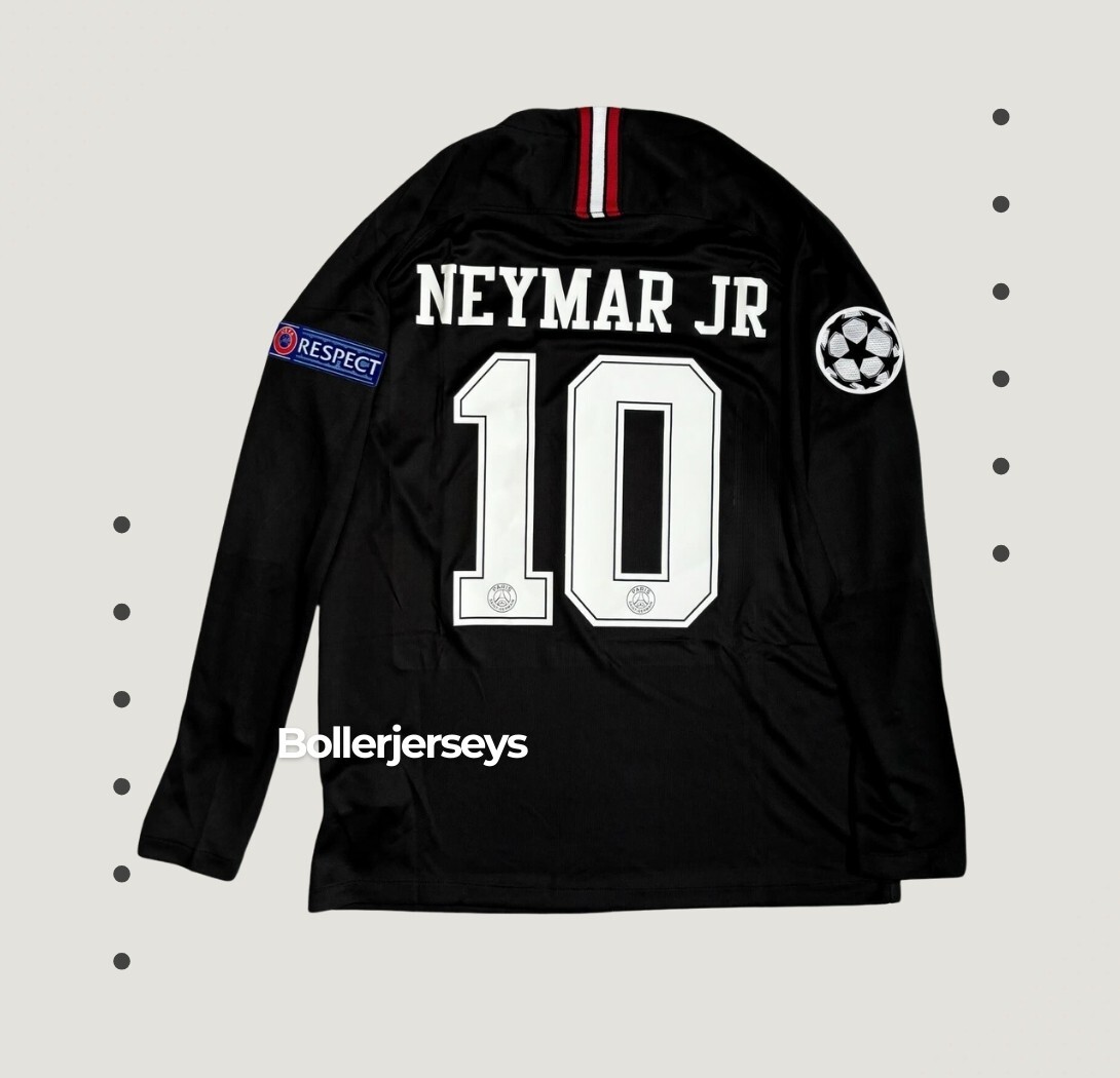 Black Jersey Jersey Paris Jordan Negra PSG 2018 2019
