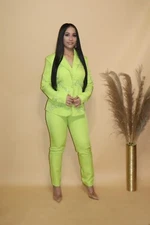 2 PIECE POWERSUIT BLAZER & PANTS SET