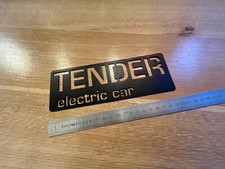 AFFAIRE - plaque véhicule voiture VOLTEIS TENDER electric Car - Collector