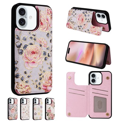 Card Wallet Leather Phone Case For Apple iPhone16 15 14 13 12 11Pro X/XS Pro Max