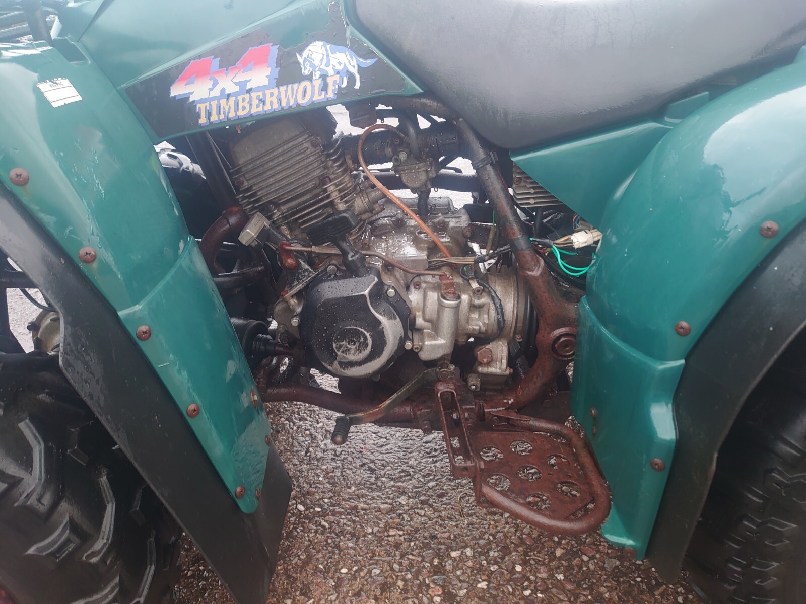 Yamaha Timberwolf Quad bike 4x4 For Spares Or Repairs Honda Kawasaki