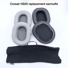 Replacement Ear Pads Headband Cover for HS55, HS55 PRO, HS65 Headphones