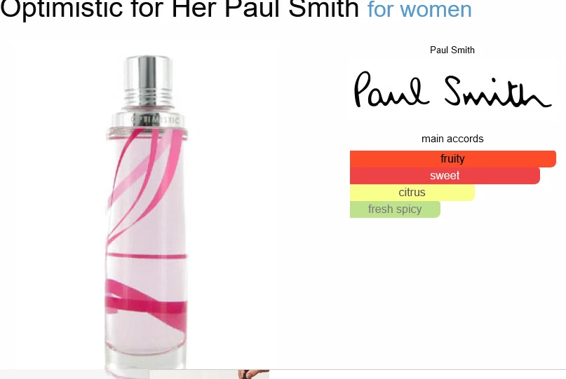 Eau de Toilette Spray Optimistic For Women de Paul Smith 3,3 fl oz Foto 3 de 4