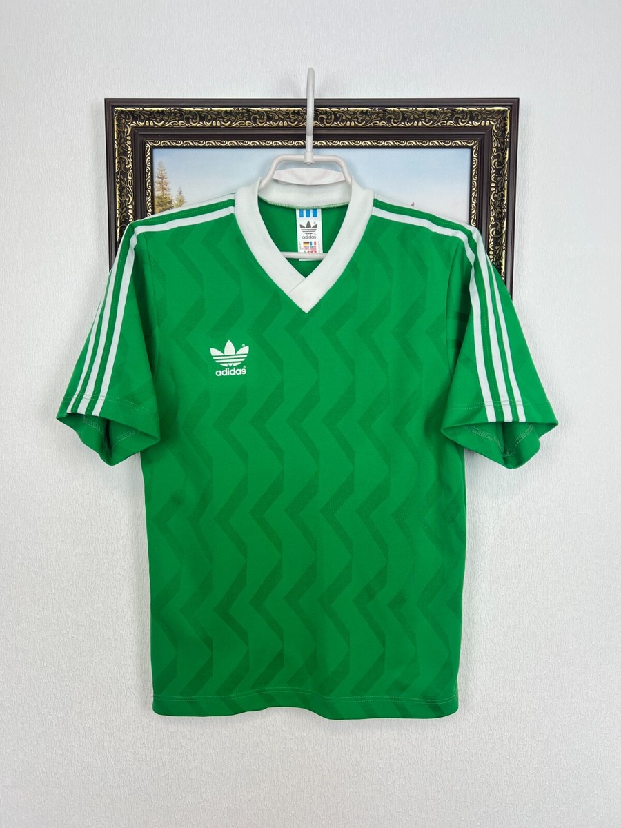 Vintage 90's Adidas Football Template Shirt Soccer Jersey Green