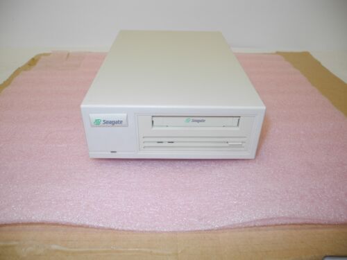 SEAGATE STD68000N DDS-2 4/8GB EXTERNAL DAT TAPE DRIVE 50 PIN SCSI CONNECTION - Picture 1 of 10