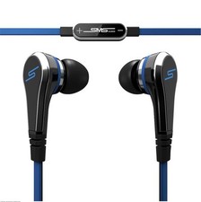 STREET by 50cent Wired In-ear Headphones w/Mic - Black and Blue