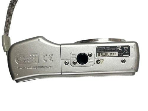 Samsung S630 6MP Silver Compact Digital Camera Silver with Case Tested Working - Picture 6 of 9