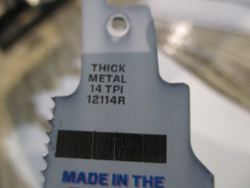 Lenox metal wolf 24910T12114R 12" 14 Tpi Lazer Reciprocating Saw Blade 100 pk - Picture 4 of 6