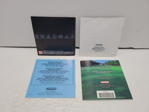 Lot 4 Namco Space Invaders Pictochat Golf Instruction Booklet Manual Nintendo DS - Picture 2 of 10