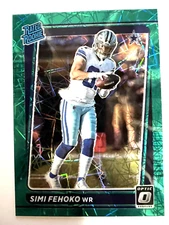 2021 Optic Simi Fehoko Teal Velocity Prizm Rated Rookie RC #242 Cowboys