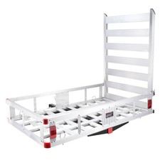 50 X 29.5 X 8.7 Inch Hitch Cargo Carrier 500 Lbs Load Capacity