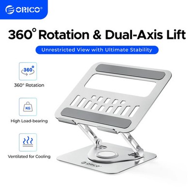 ORICO Foldable Laptop Stand Aluminum Alloy 360 Adjustable Notebook