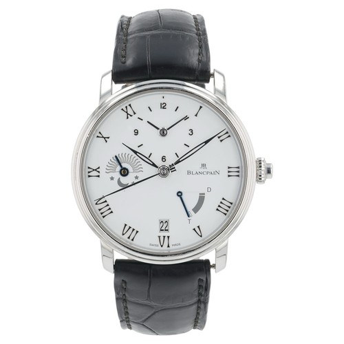 Blancpain Villeret Steel White Dial 40mm Automatic Mens Watch 6660-1127-55B