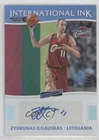 2016 Panini Aficionado Artist's Proof Bronze 44/49 Zydrunas Ilgauskas #16 Auto