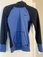 Nike Therma Fit Hoodie Dark and Light Blue Size XS