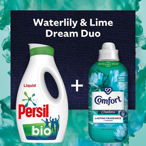 Balsamo per tessuti Comfort fragranza duratura + morbidezza ninfea e lime 900 ml 30 W - Foto 6 di 40