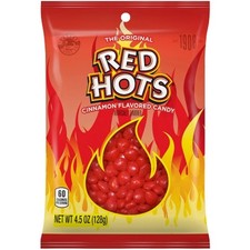 8x Red Hots Cinnamon Candy Original Snack Treats Bulk New Sealed 4.5oz