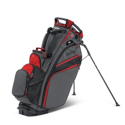 NEW Bag Boy Chiller Pro Hybrid Stand Bag - Charcoal/Red/Black