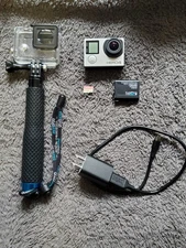 GoPro HERO 4 Silver Edition 4K Action Camera With SD Card, Battery & Charger