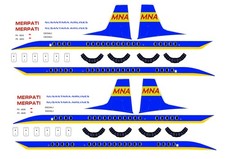 Aviation, Decals MNA - Airfix 1/144 Vickers Vanguard. Quality prints