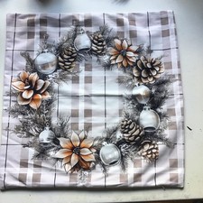 Christmas Wreath Decorative Pillow Case