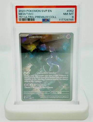 2023 POKEMON SVP EN MEWTWO 151 ULTRA-PREMIUM COLL #052 PSA 8