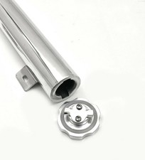 Universal Radiator Overflow Tank Reservoir 2 X 19 Polished Aluminum Chevy Ford Universal Radiator Overflow Tank Reservoir 2 X 19 Polished Aluminum Chevy Ford