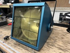 Vintage Furse Ceiling tripod Theatre Light retro blue 60s lamp gel frame Strand