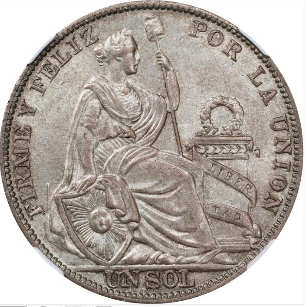 コレクション 1934 PERU SOL NGC AU DETAILS Peru 1934 1 Sol NGC Graded MS63 Condition | eBay