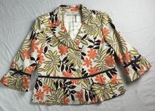 Women s Classiques Entier Floral Jacket Blazer Medium
