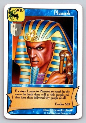 Redemption Pharaoh Card 9/10 Cactus Game Design Steve Firchow Egyptian