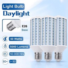 3 Pcs 300w Eq Led Corn Light Bulb 168-chip 6000k E26 5000lm Cool Daylight Garage 3 Pcs 300w Eq Led Corn Light Bulb 168-chip 6000k E26 5000lm Cool Daylight Garage