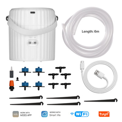 Tuya Wifi Watering Pump Timer Device Irrigation System Garden Tools Sprinkler Wi