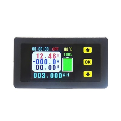 VA7510S Spannungs und Strom Messer,100A 6-75V/0V-120V DC Amperemeter Voltme3939