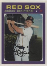 2020 Topps Heritage Hot Box Chrome Purple Refractor Andrew Benintendi 9bg