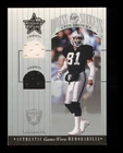 2001 Leaf R&S: #DFS-1 Tim Brown Dress For Success Dual Relic NR-MINT