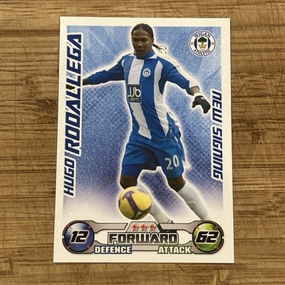 Match Attax Extra 2008/09 Hugo Rodallega Neu Signiert (Beschreibung lesen)