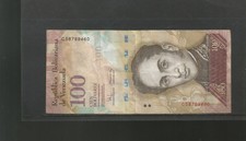 Venezuela 2008 - 100 Bolivares - Pick 93b - Serial No. C 58789460