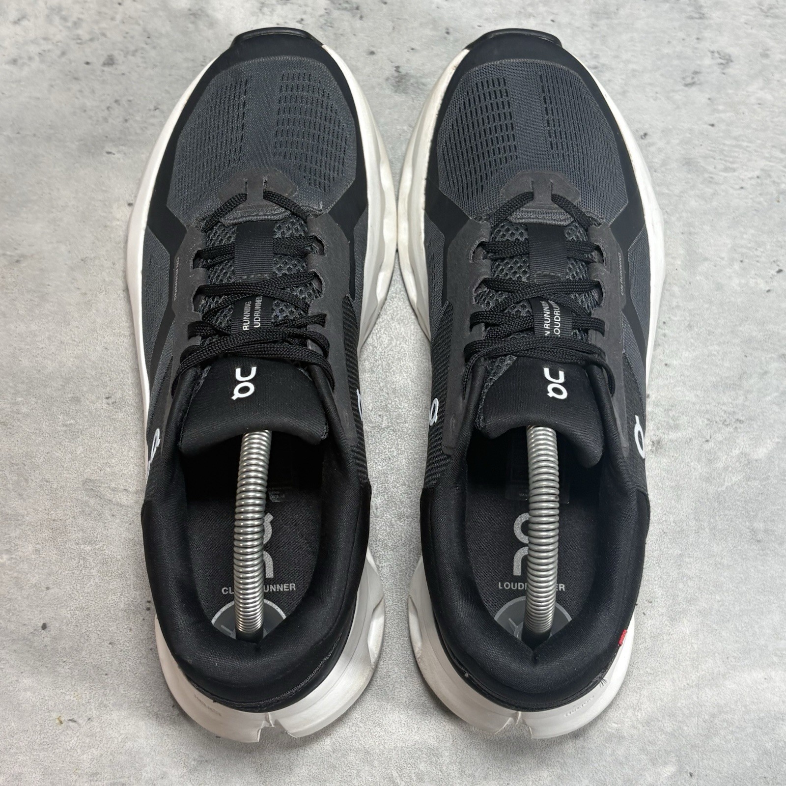 On Cloud Cloudrunner 2 Black White Running Shoes … - image 4