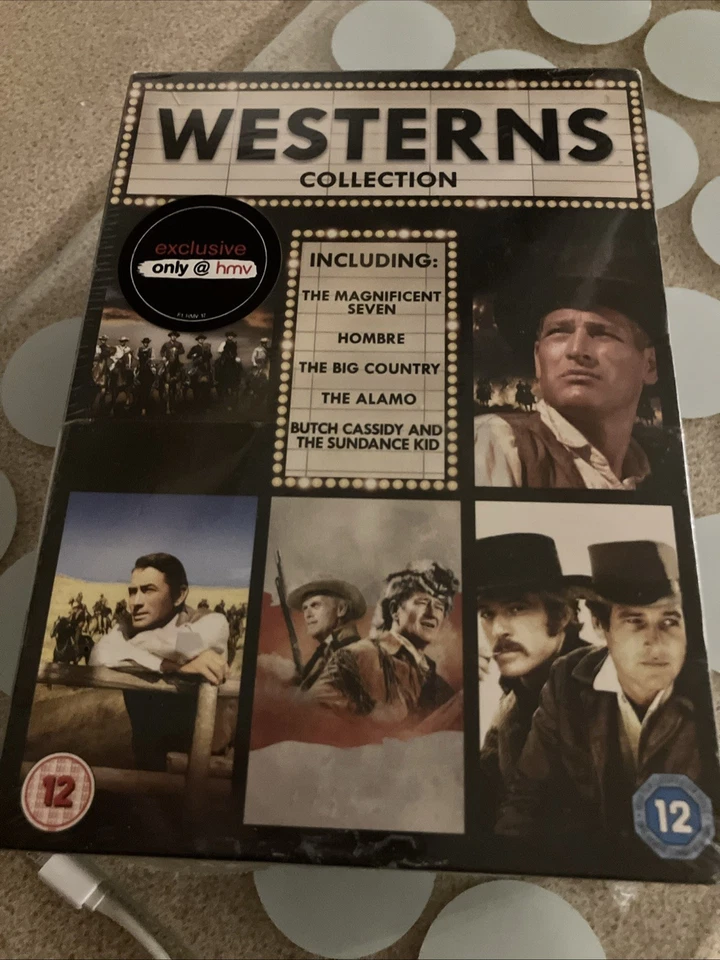 WESTERNS COLLECTION - 5 GREAT FILMS - NEW Sealed Free Postage - Image 2 of 3