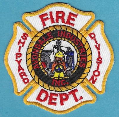 AVONDALE INDUSTRIES LOUISIANA SHIPYARD DIVISION FIRE RESCUE PATCH