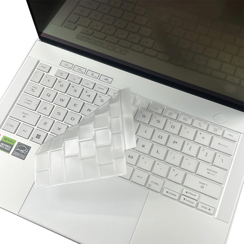 Silicone Keyboard Skin Cover Compatible compatible for ASUS ROG G14 GA403 Clear