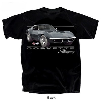 Joe Blow T's 1969 Chevy Corvette Stingray Men's Black T-Shirt C3