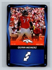 2025 UNO Elite Core Edition - Blue #128 Quinn Meinerz Denver Broncos