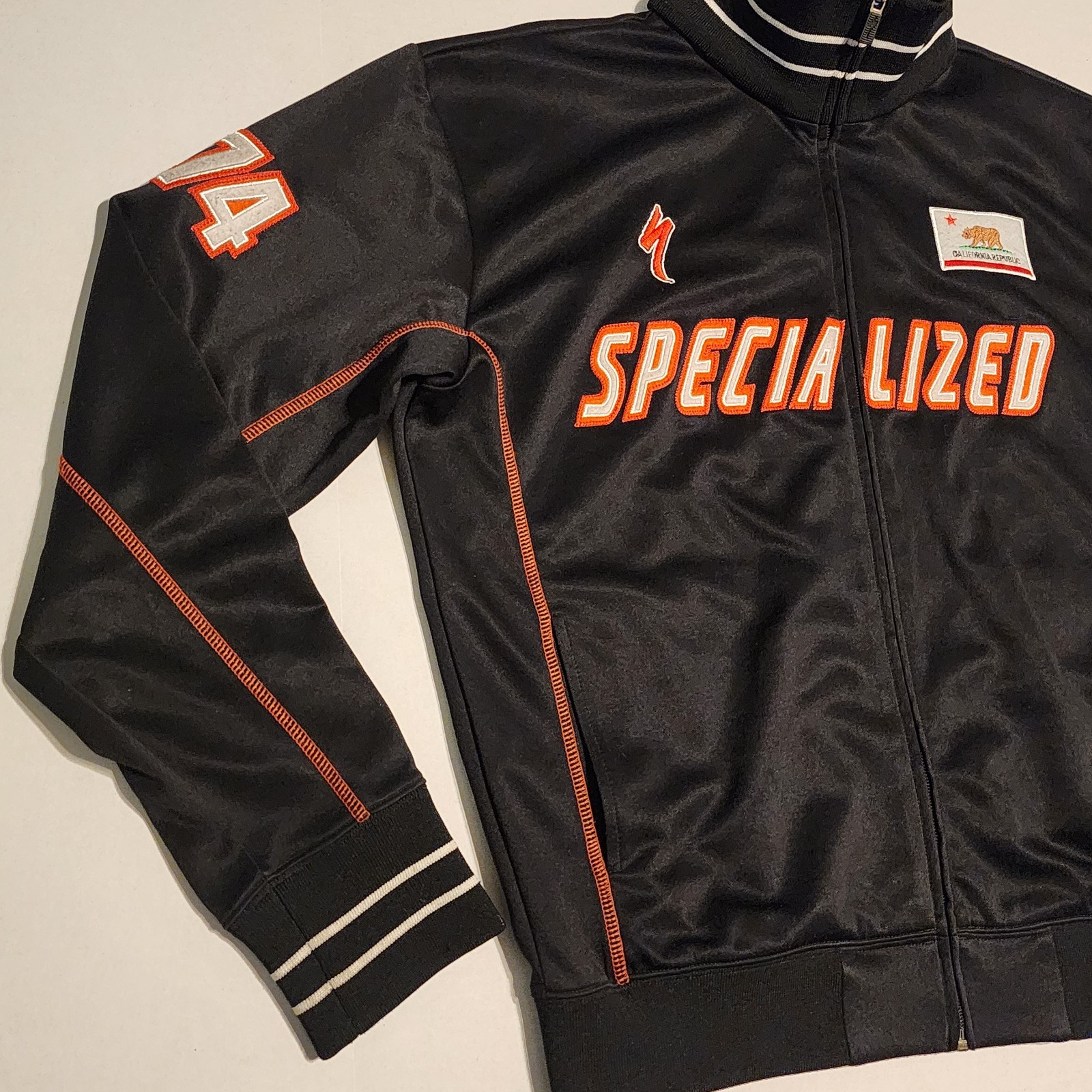Specialized Zip Down Fleece Jacket California Rep… - image 4