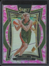 2025 Panini WNBA Select LAUREN JACKSON #35 Pink Camo Prizm /175 Storm JA241