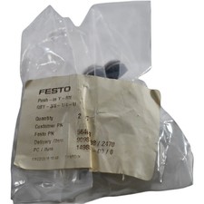 Pack of 2 NEW Festo QBY-3/8-1/4-U 564698 Male Y Push-In Pneumatic Fitting