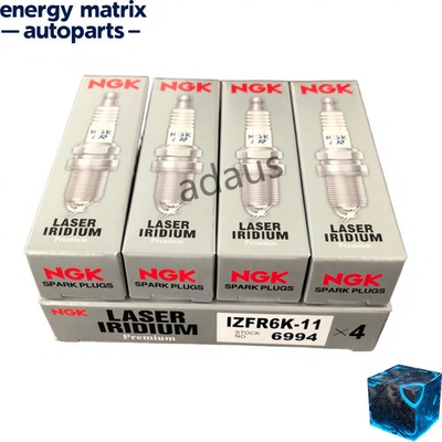 #ad NEW Set of 4 NGK 6994 Spark Plugs Laser Iridium IZFR6K11 $15.11