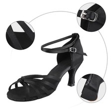 Soft Comfortable Latin Shoes Fashion Dance Shoe For Women Leopard Print 36