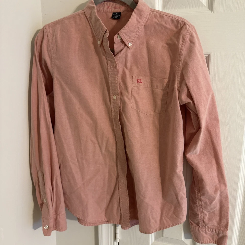 Vestido camisa polo rosa feminino Ralph Lauren tamanho médio - Imagem 4 de 4